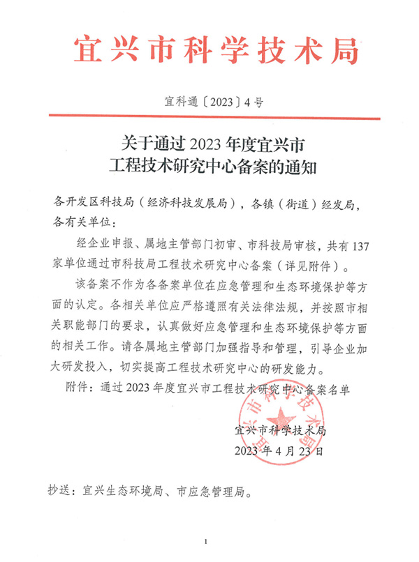 工程技術(shù)研究中心備案通過(guò)